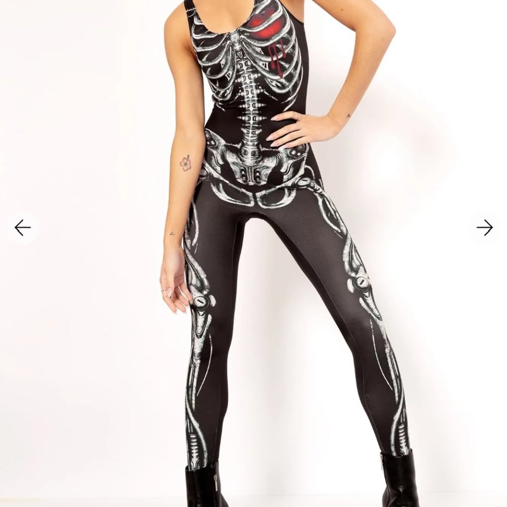 Blackmilk SAMPLE Under My Skin Catsuit Size XS